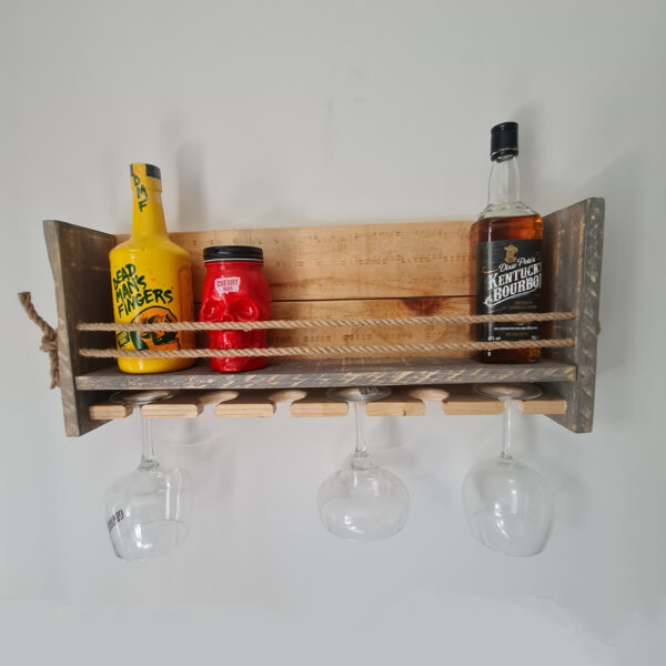 "Grey Wine/spirit Rack"