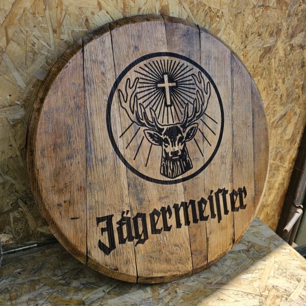 "Customised Oak Barrel Lid Wall Art"