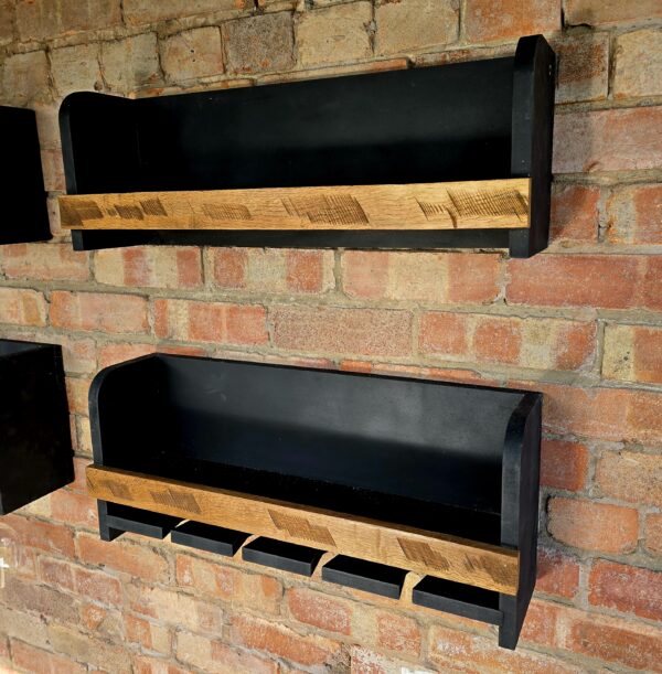 "Spirit Shelf" 60cm Black Ash Front (shelf only) - Image 7