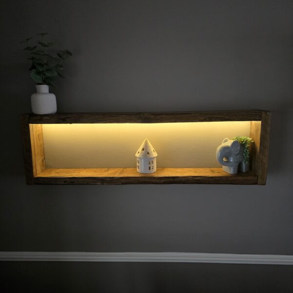 "Rustic LED Shelf x1"