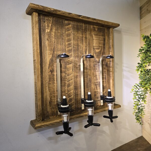 "Rustic Bar Optic with 3x 35ml Dispenser"