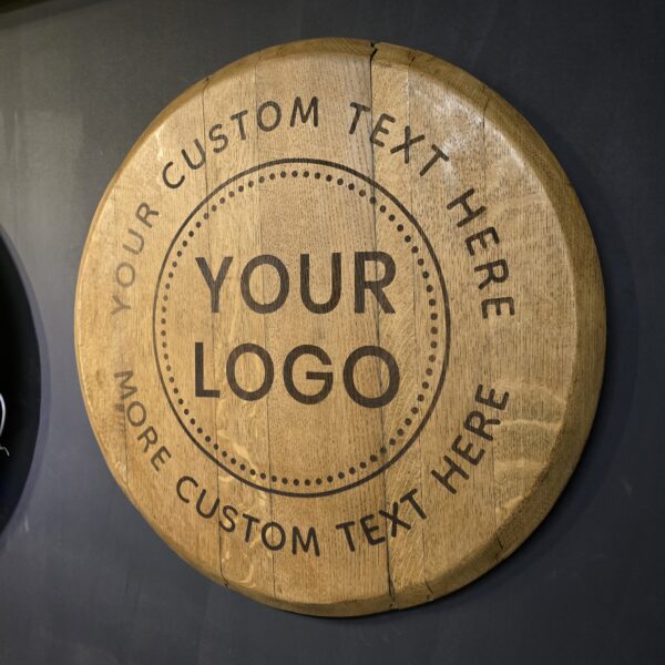 Custom Barrel Lid Wall Sign