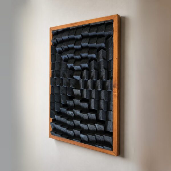 Acoustic Panel - Black Sound Diffuser